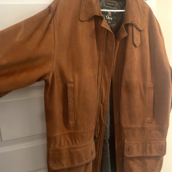 Orvis Leather Overcoat - Picture 3 of 7